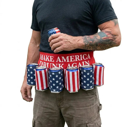 US 6-Can Drink Belt – Party Ready & Hands-Free 🍻