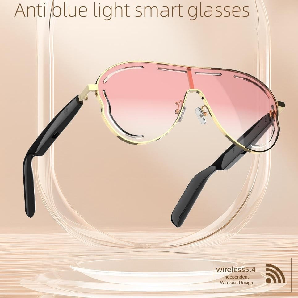 💕Smart Bluetooth 5.4 Audio Sunglasses – Open-Ear, UV & Blue Light Protection