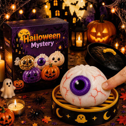 🎃 Halloween Mystery Spooky Dumpling Squishy Toy - 5 Styles