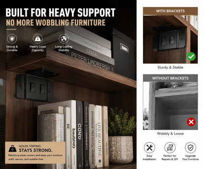 🔥Heavy Duty Steel Corner Brackets 90° L Angle Braces | Brand📐