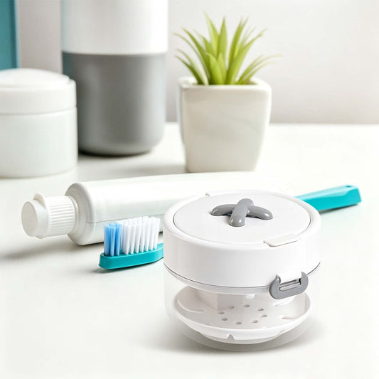 🧼3-in-1 Leak-Proof Denture Bath & Aligner Case with Strainer💖