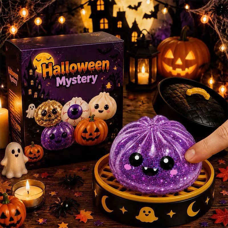 🎃 Halloween Mystery Spooky Dumpling Squishy Toy - 5 Styles