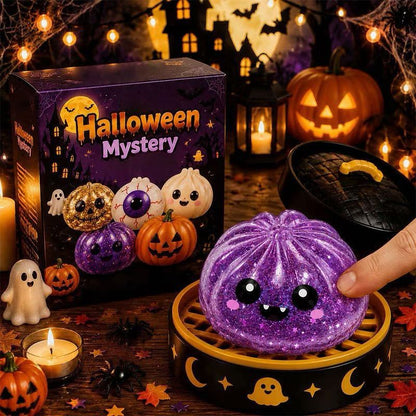 🎃 Halloween Mystery Spooky Dumpling Squishy Toy - 5 Styles