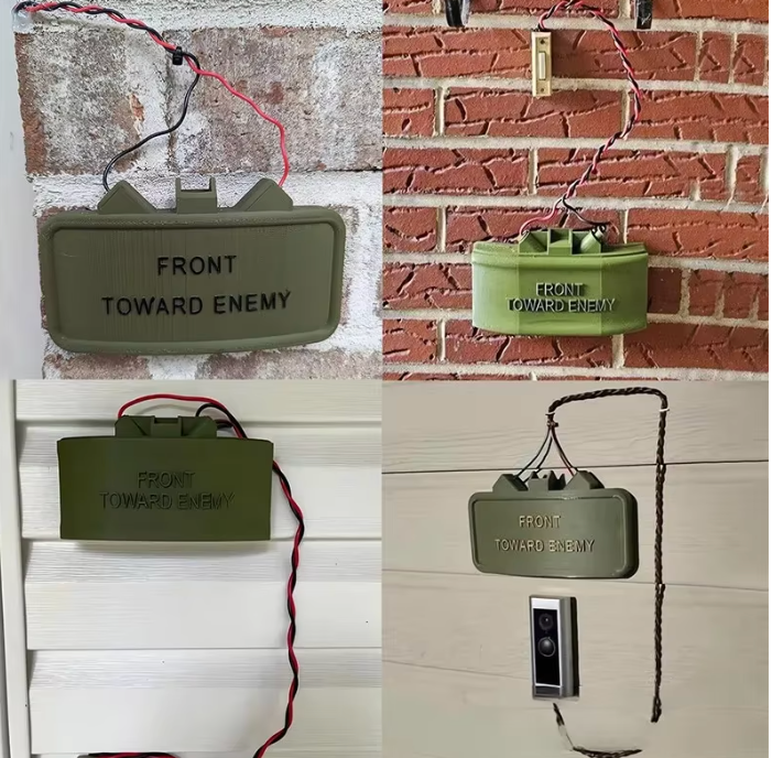 💣"Front Toward Enemy" Claymore No Soliciting Sign | Funny Gag Gift