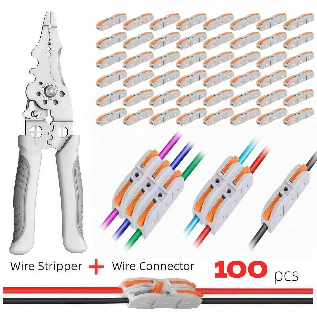 Push-In Lever Wire Connector Kit