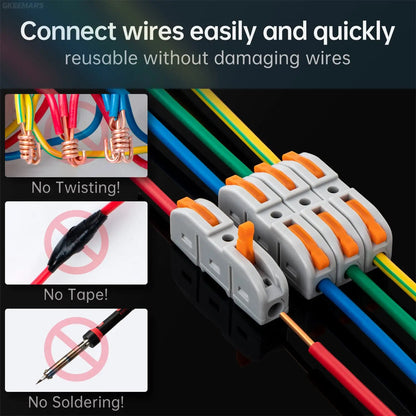 Push-In Lever Wire Connector Kit