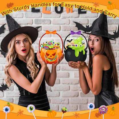Halloween Goodie Bags Plastic Candy Gift Bags with Handle
