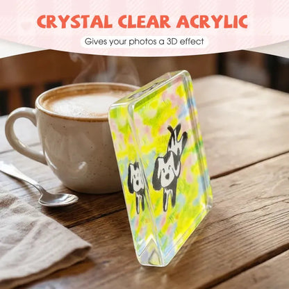 📸 DIY Acrylic Photo Fridge Magnet Kit | Personalized 2 × 2 in Memory Magnets for Home & Gifts