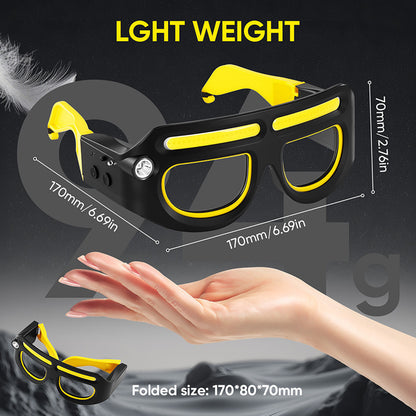 Rechargeable LED Glasses Headlamp