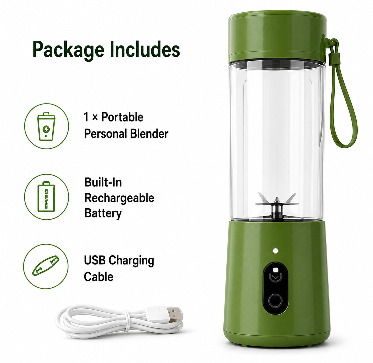 🥤Portable Blender Personal Electric USB