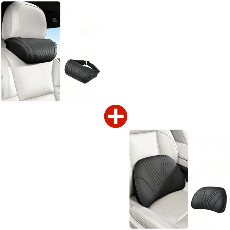 🚗Relieve Driving Fatigue! Universal Memory Foam CarHeadrest Neck Pillow,Ergonomic Support AutoNeck Cushion for Long Road Trips