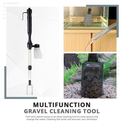 Electric Aquarium Gravel Cleaner-Crystal Clear Aquarium Without The Mess 🐠
