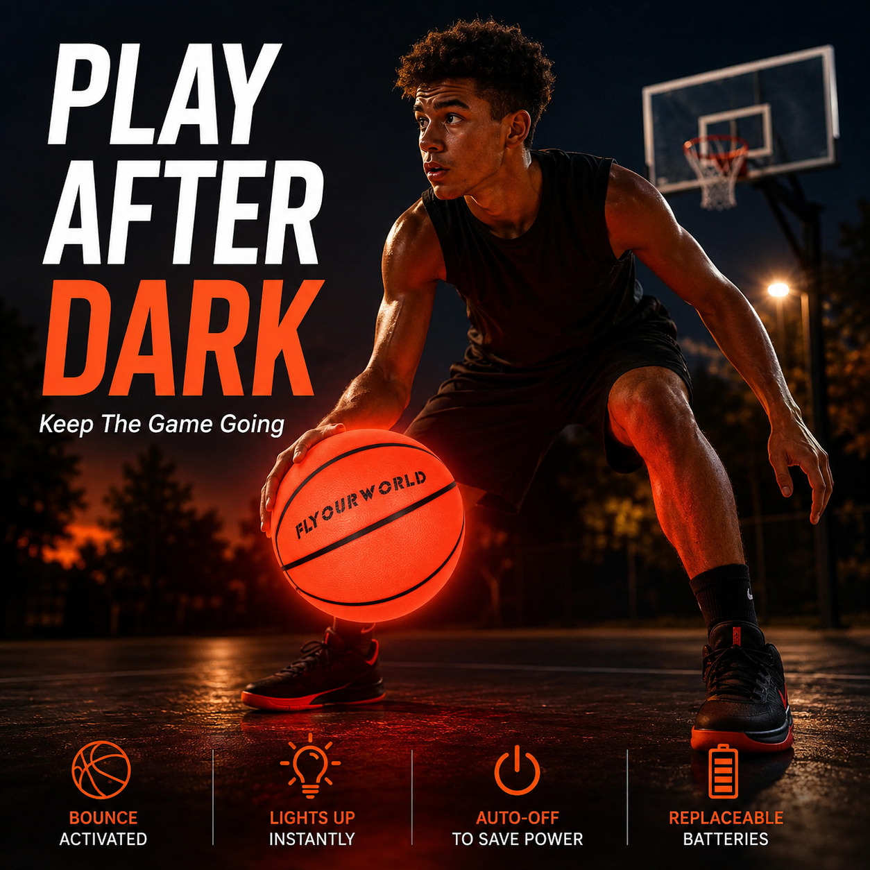 🏀 Light Up LED Basketball – Glow & Play After Dark