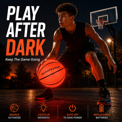 🏀 Light Up LED Basketball – Glow & Play After Dark