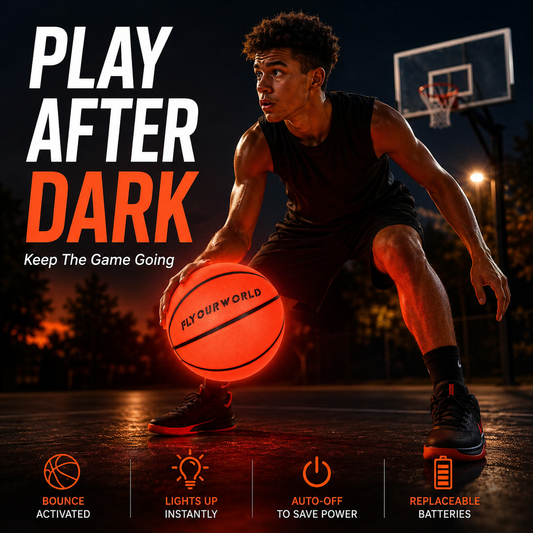 🏀 Light Up LED Basketball – Glow & Play After Dark