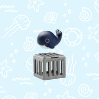 Whale + cage