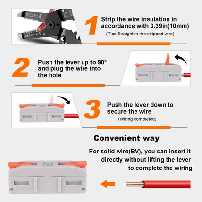 Push-In Lever Wire Connector Kit