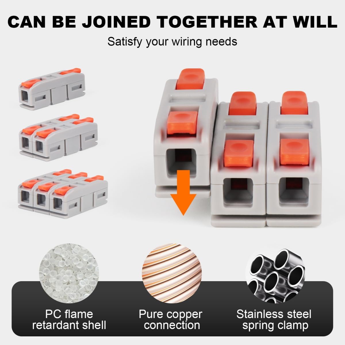 Push-In Lever Wire Connector Kit