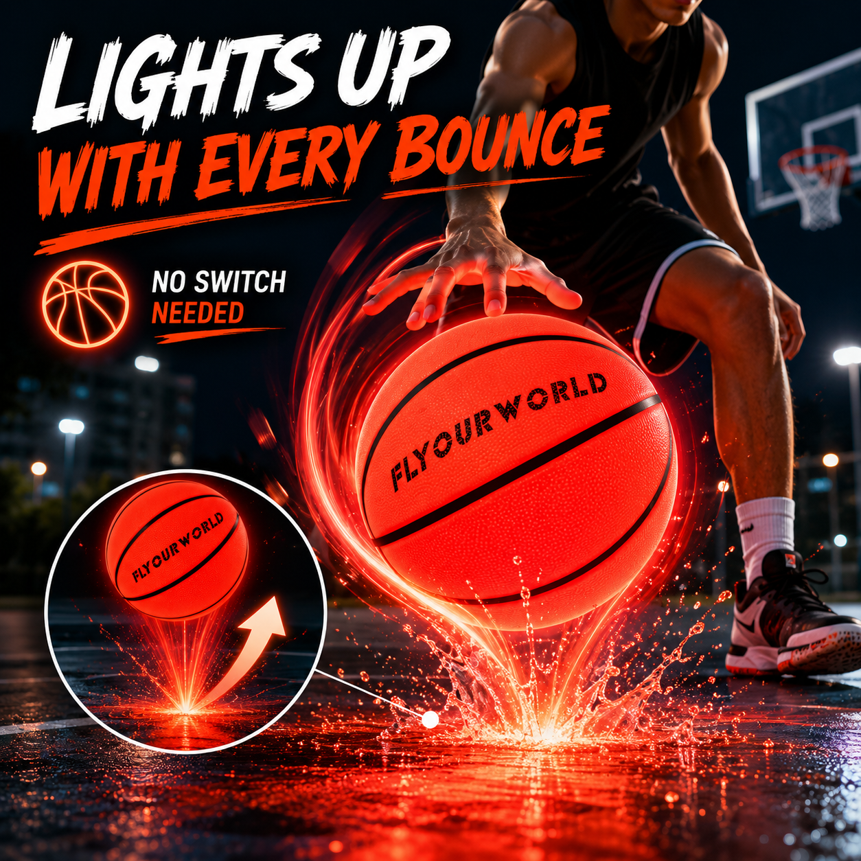 🏀 Light Up LED Basketball – Glow & Play After Dark