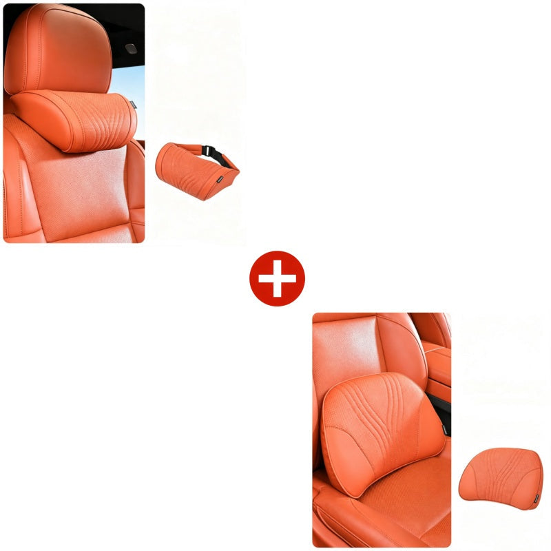 🚗Relieve Driving Fatigue! Universal Memory Foam CarHeadrest Neck Pillow,Ergonomic Support AutoNeck Cushion for Long Road Trips