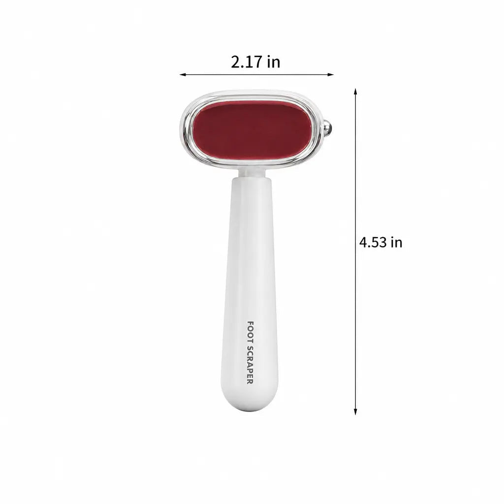🦶 Smooth Heels Fast ✨ Dual-Sided Foot Callus Remover with Replaceable Stainless Steel Blade