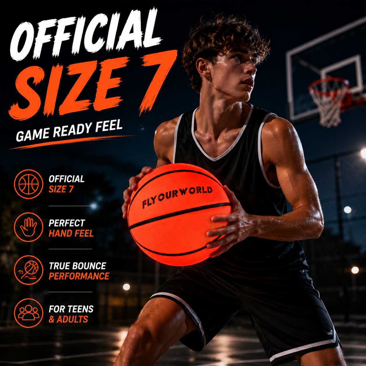 🏀 Light Up LED Basketball – Glow & Play After Dark