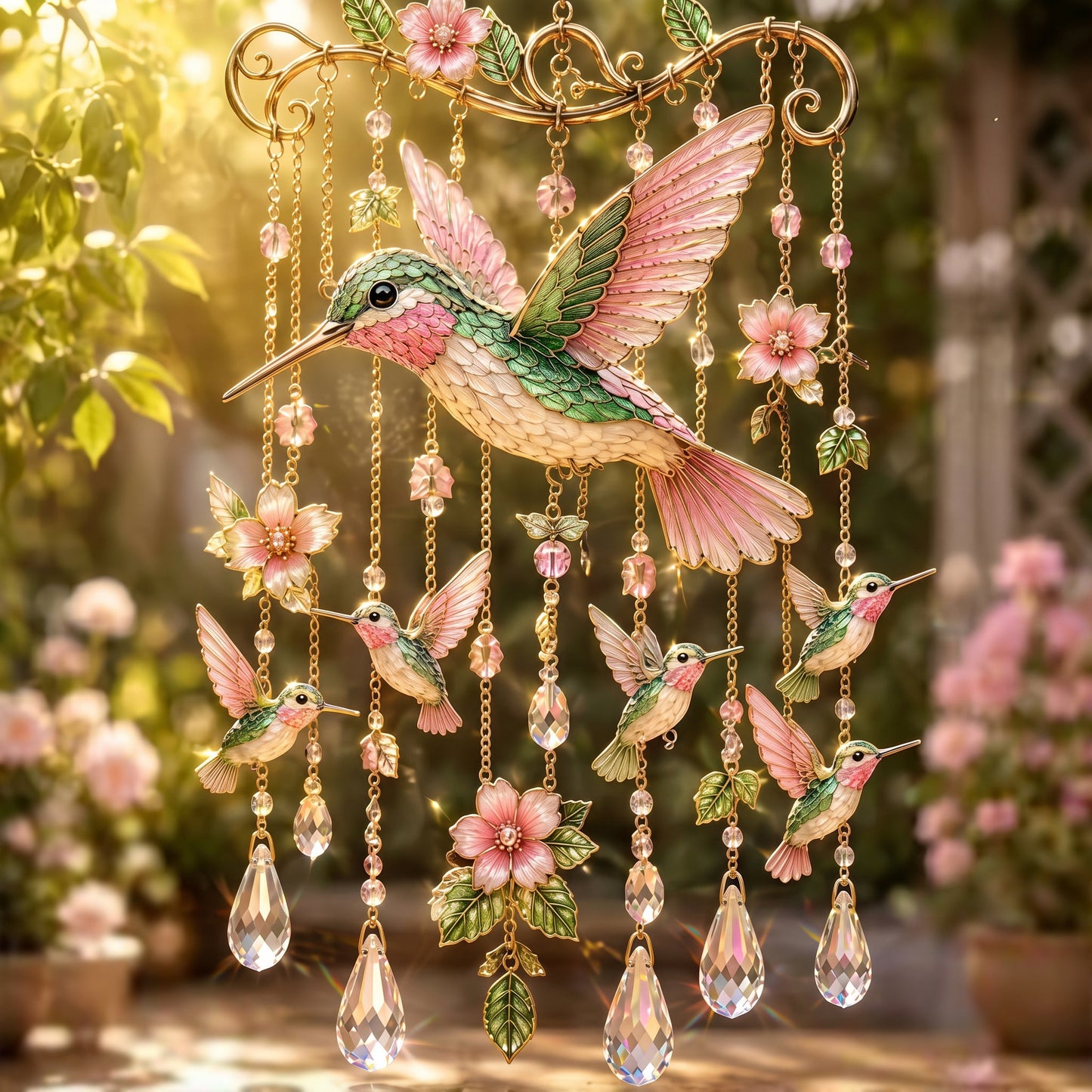 🔥 Last Day 50% OFF 🐦 Graceful Hummingbird Wind Chime 🎐 Add Beauty to Every Breeze