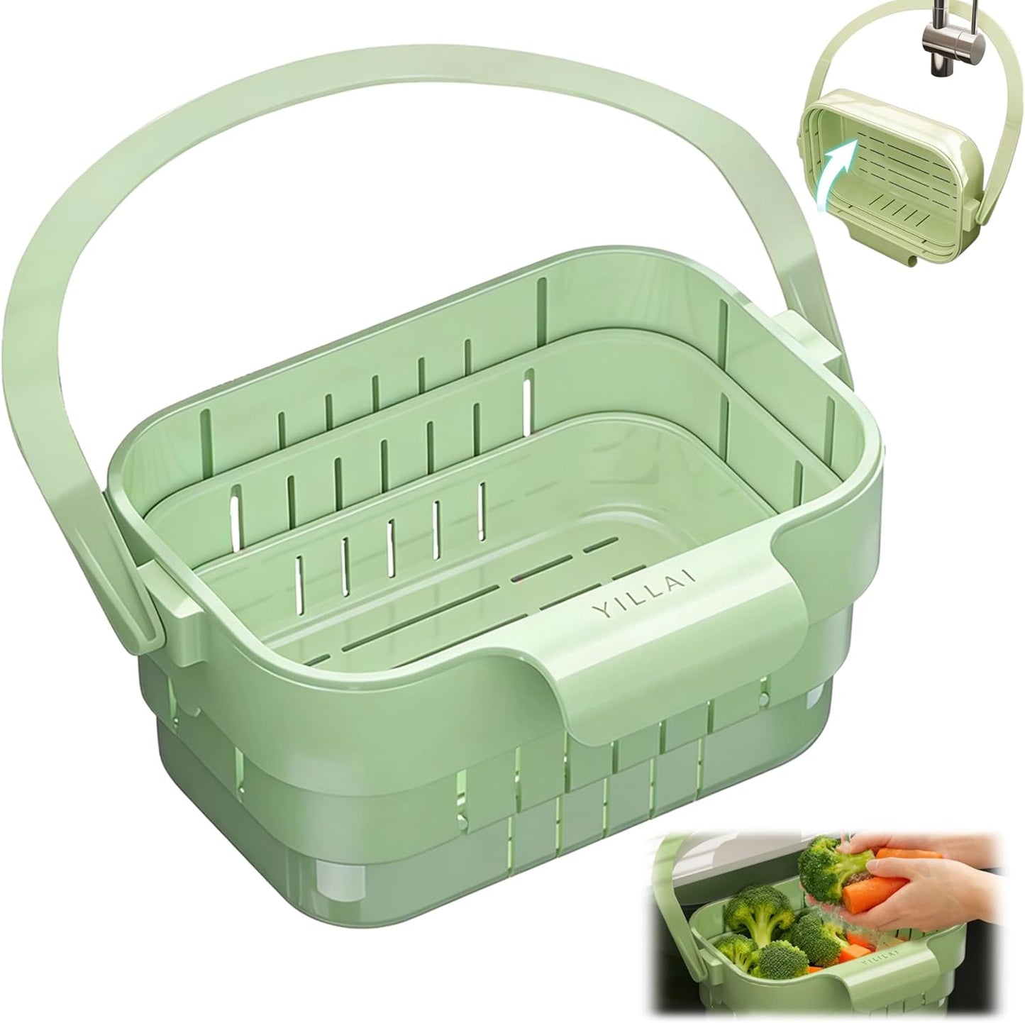 Faucet Hanging Sink Drain Basket