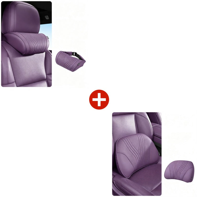 🚗Relieve Driving Fatigue! Universal Memory Foam CarHeadrest Neck Pillow,Ergonomic Support AutoNeck Cushion for Long Road Trips
