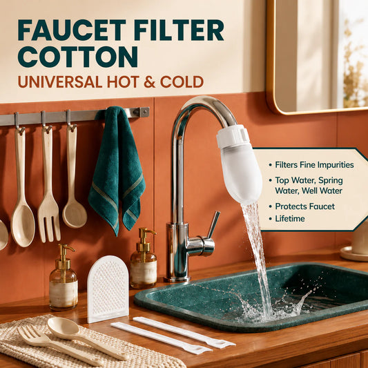 Universal Faucet Filter Bag Effective filtration for tap water and spring water, removes rust and various impurities