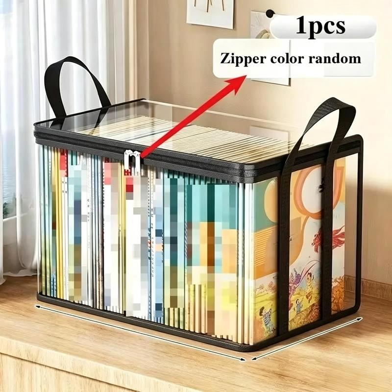 📦📦Large Clear Thick Plastic Storage Box with Hinged Lid, Heavy Duty High Capacity Organizer Bin, Free Shipping for Home Camping Travel Attic Moving-VEX