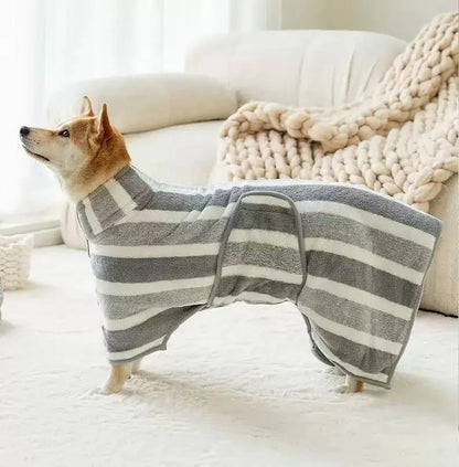 Full Coverage Doggy Bath Towel Pet Robe