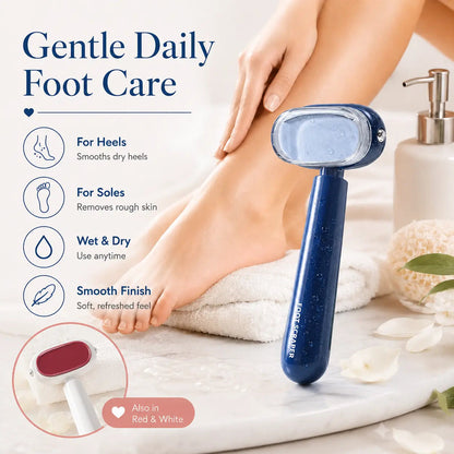 🦶 Smooth Heels Fast ✨ Dual-Sided Foot Callus Remover with Replaceable Stainless Steel Blade