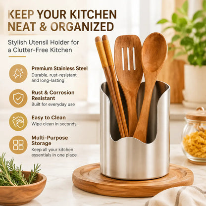 New Stainless Steel Space-Saving Pot Lid Holder