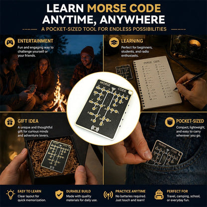 📟 Morse Code Trainer Card Pro