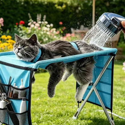 2-in-1 Foldable Pet Grooming Bed🐱🐶🛋️