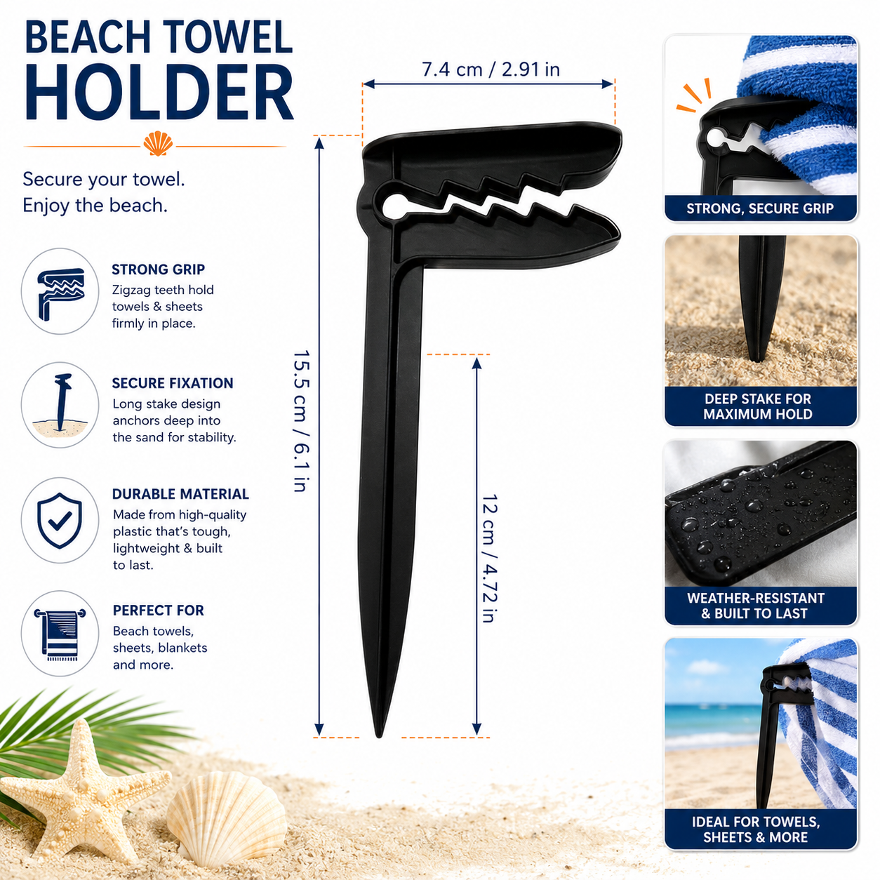 🏖️Beach Towel Holders
