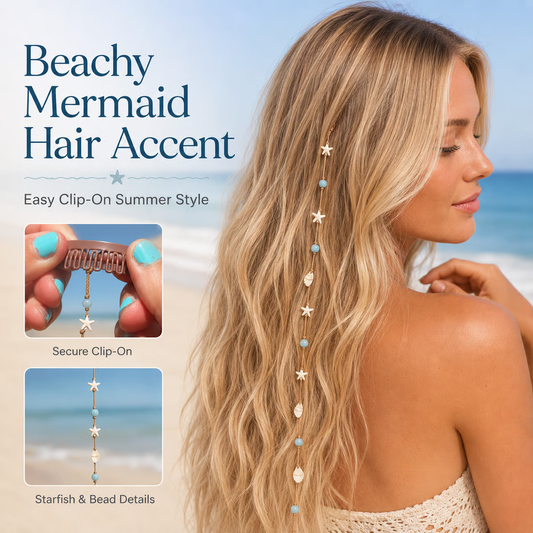 🌊⭐Beachy Mermaid Hair Accent