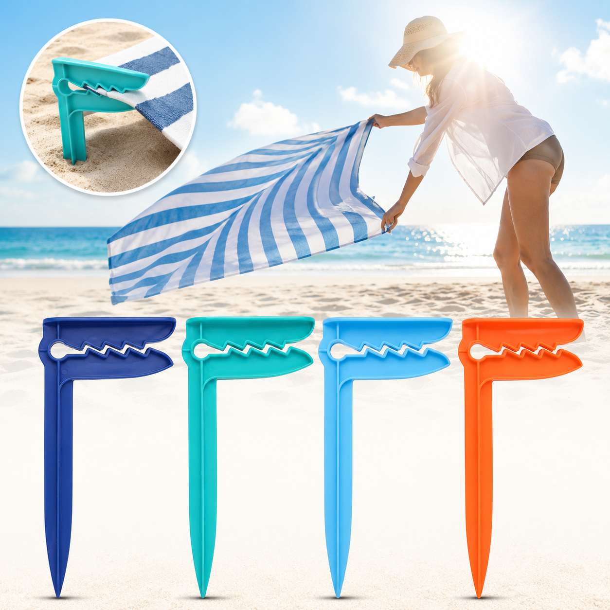 🏖️Beach Towel Holders