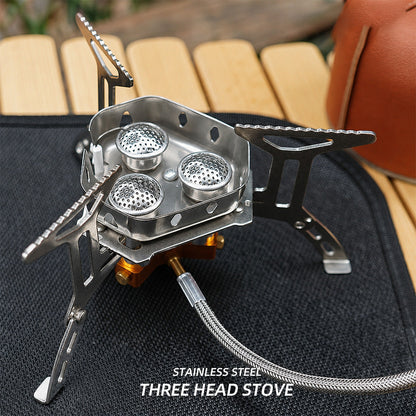 🔥Camping Gas Burner – 5800W, Piezo Ignition, Windproof