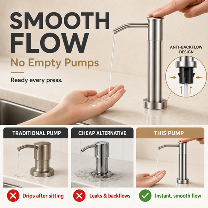 304 Stainless Steel Soap Dispenser Extension Tube Kit
