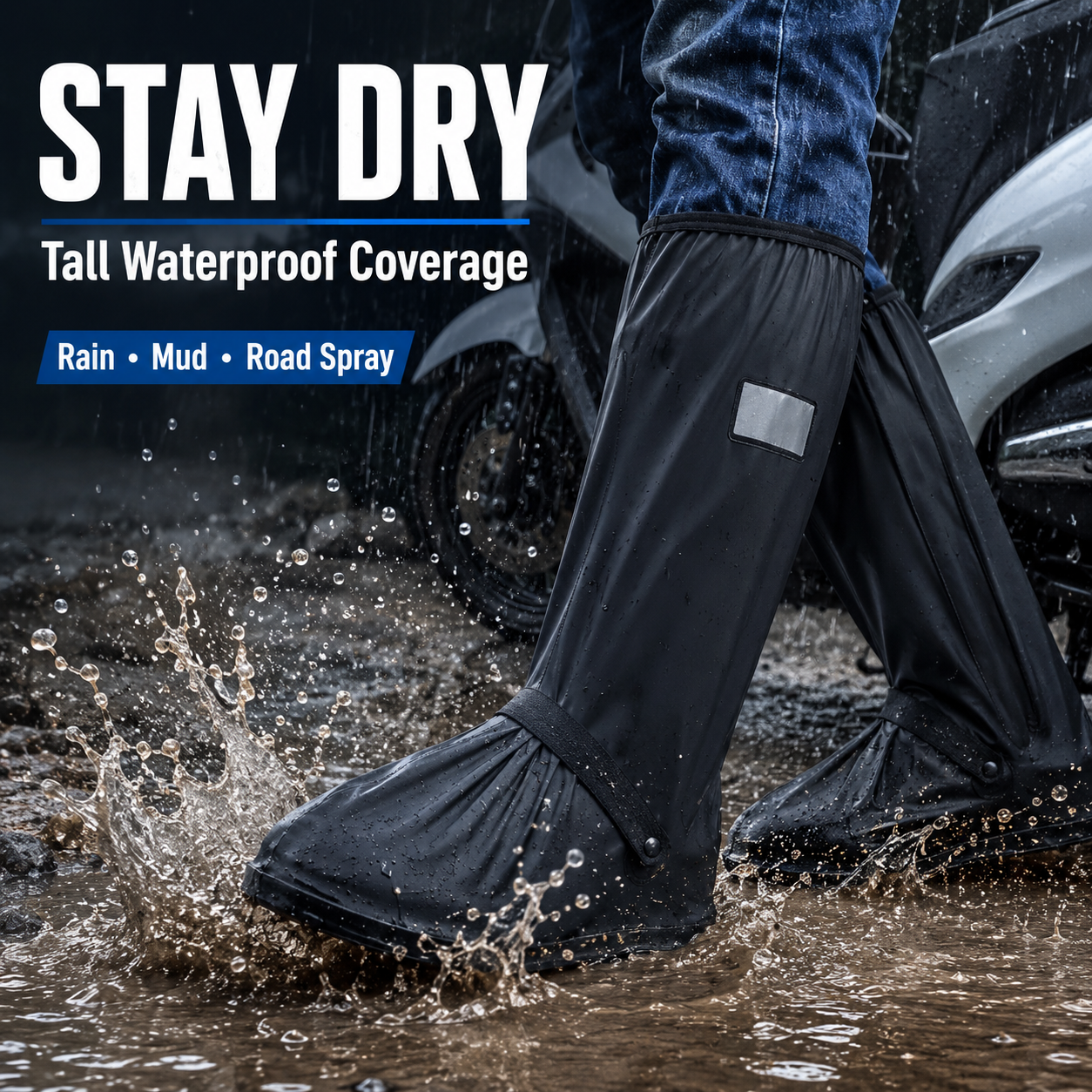 Ultra-Durable Waterproof Rain Boot Covers🌧️