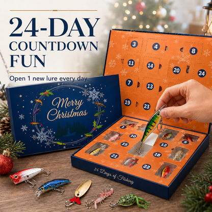 🎣 24-Day Fishing Lure Advent Calendar | Daily Tackle Surprise Box 🎄