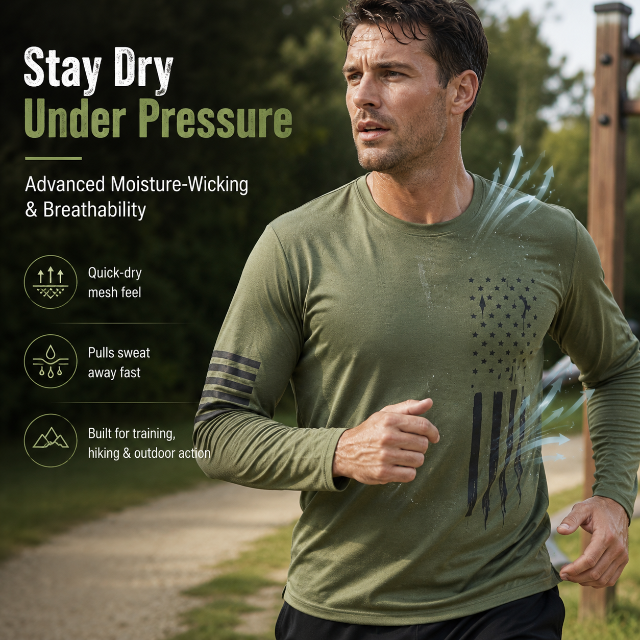 Men's Moisture-Wicking Athletic Training Shirts🏋️‍♂️
