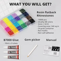 Package B – Free bonus: 2 clips + 3 x strong glue