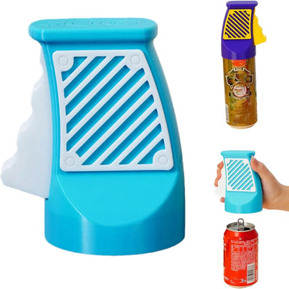 3D Printed Beverage Can Opener One-Press, Zero Mess