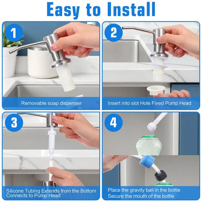 Kitchen Sink Dish Soap Dispenser