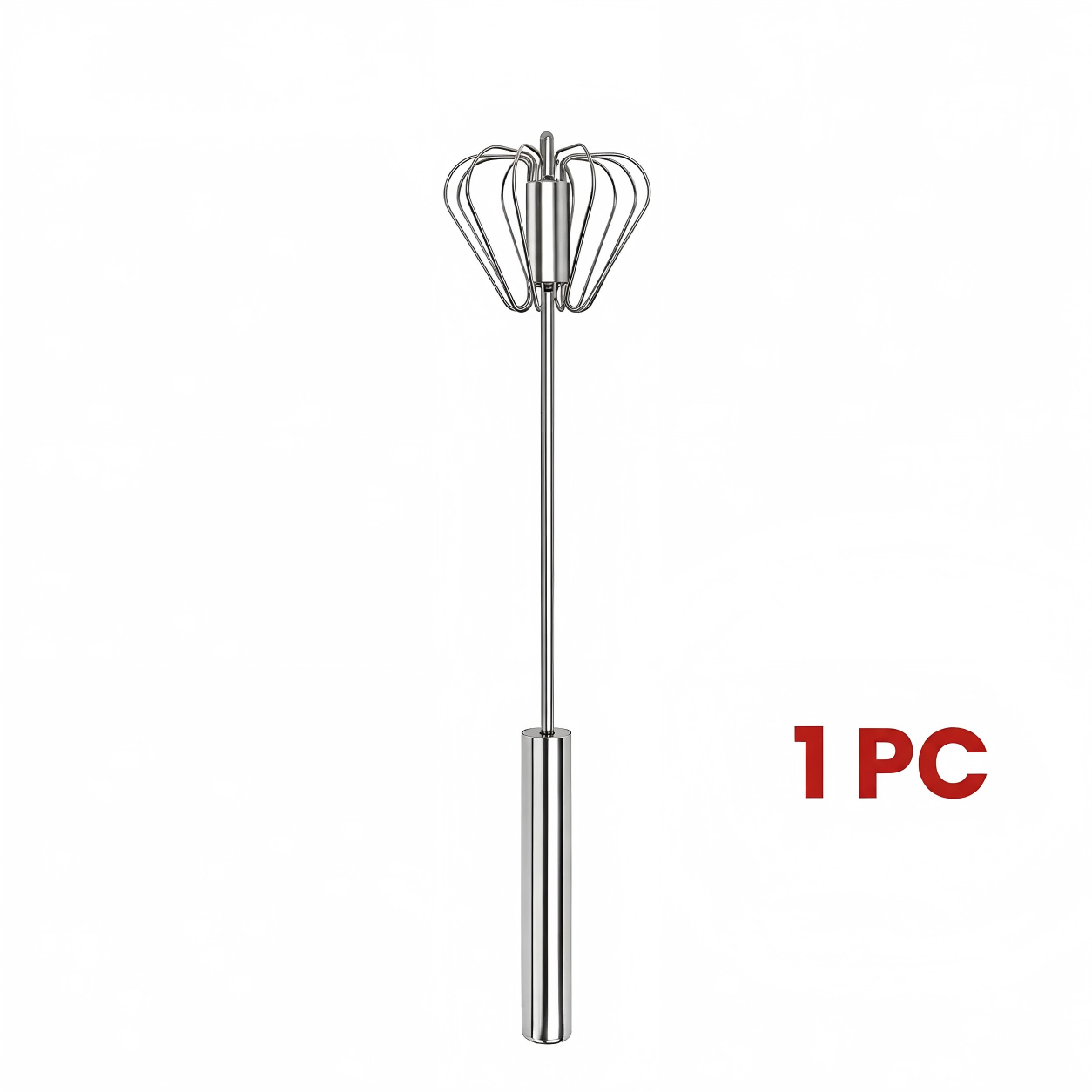 ✨Semi-Automatic Stainless Steel Whisk 🔄 | Hand Push Kitchen Mixer 🍳⚡