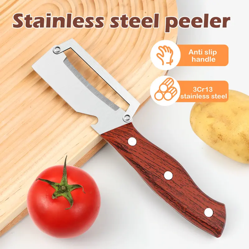 🔪🥬 2-in-1 Multi-Functional Scallion Slicer & Kitchen Peeler Tool ✨