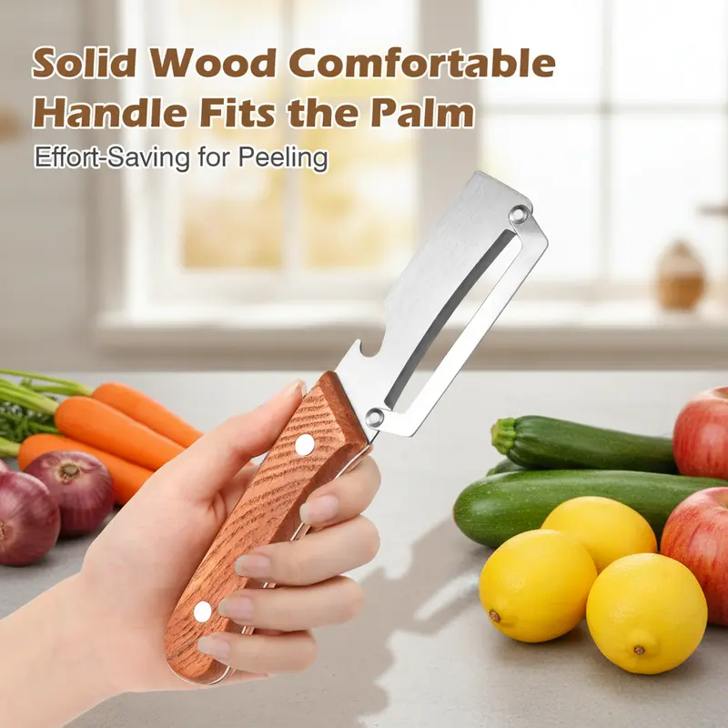 🔪🥬 2-in-1 Multi-Functional Scallion Slicer & Kitchen Peeler Tool ✨